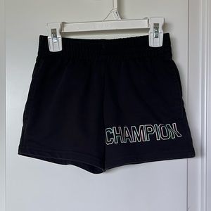 Girl’s Black Champion Shorts